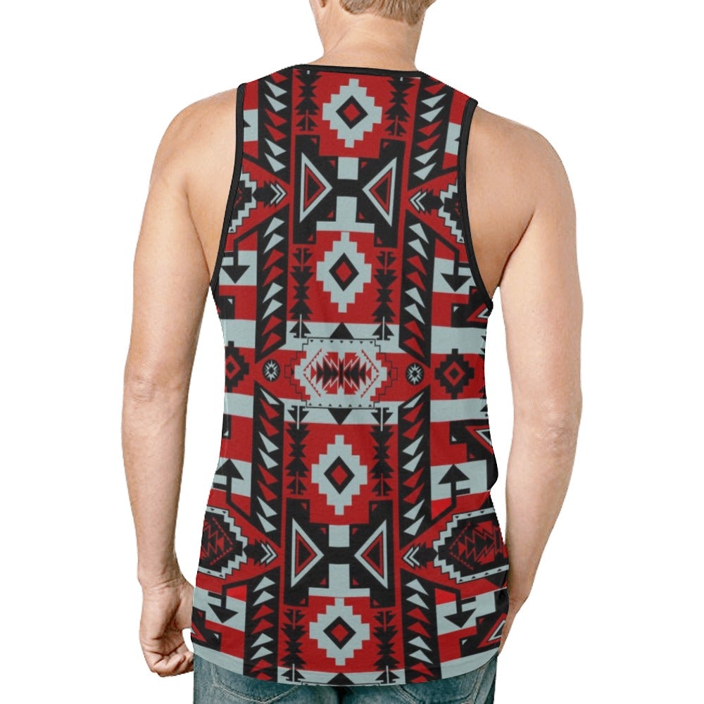 Chiefs Mountain Candy Sierra Dark New All Over Print Tank Top for Men (Model T46) New All Over Print Tank Top for Men (T46) e-joyer 