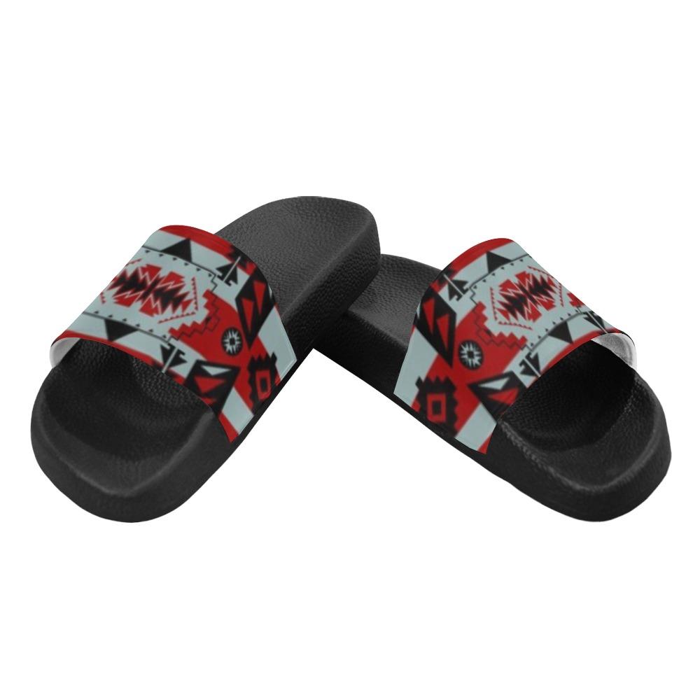 Chiefs Mountain Candy Sierra-Dark Women's Slide Sandals (Model 057) Women's Slide Sandals (057) e-joyer 