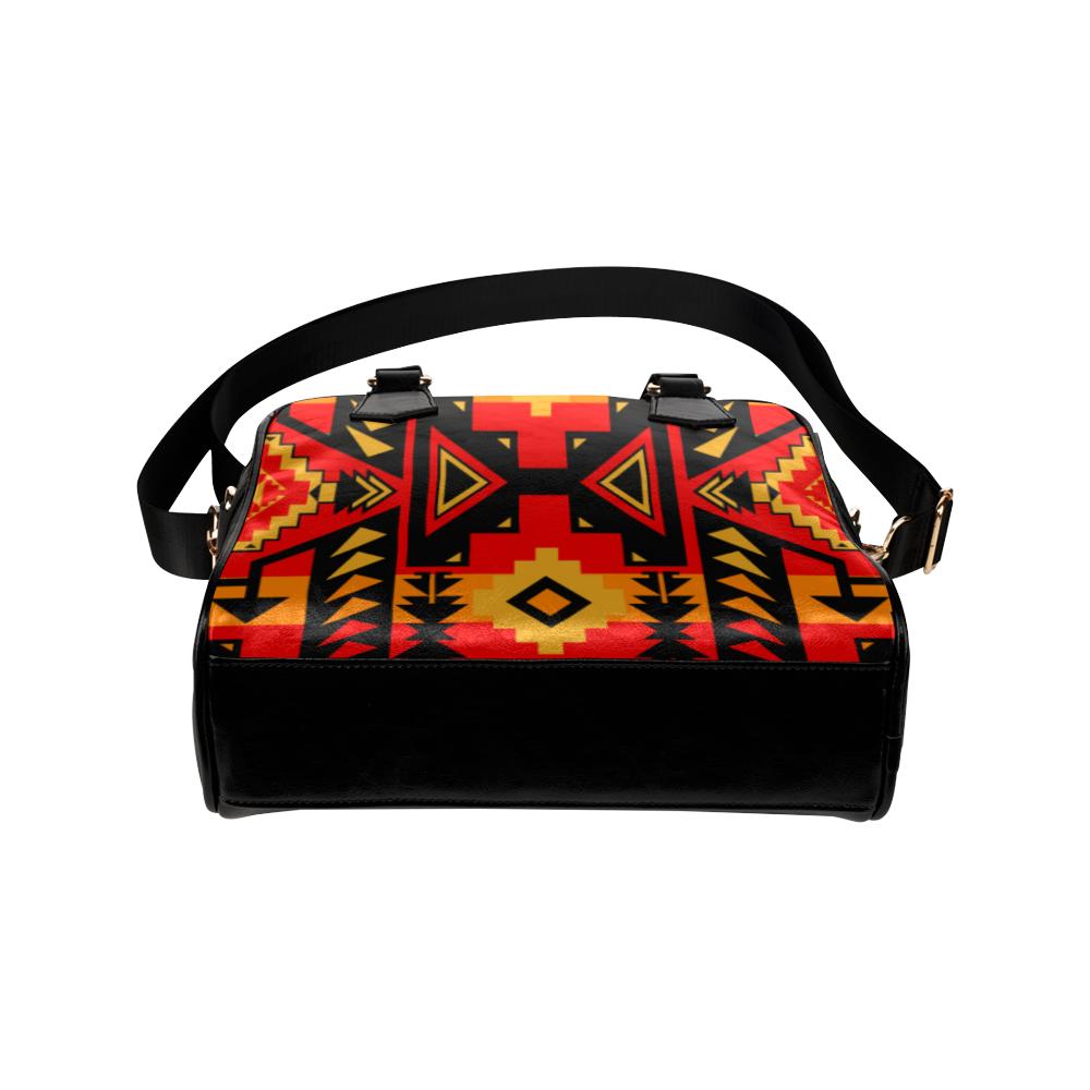 Chiefs Mountain Fire Shoulder Handbag (Model 1634) Shoulder Handbags (1634) e-joyer 