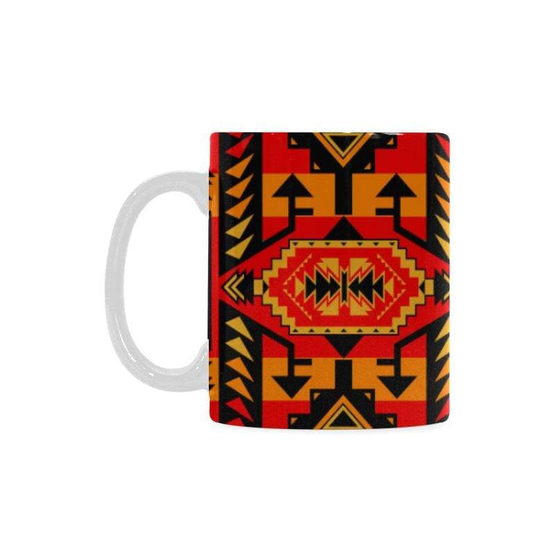 Chiefs Mountain Fire White Mug(11OZ) White Mug e-joyer 