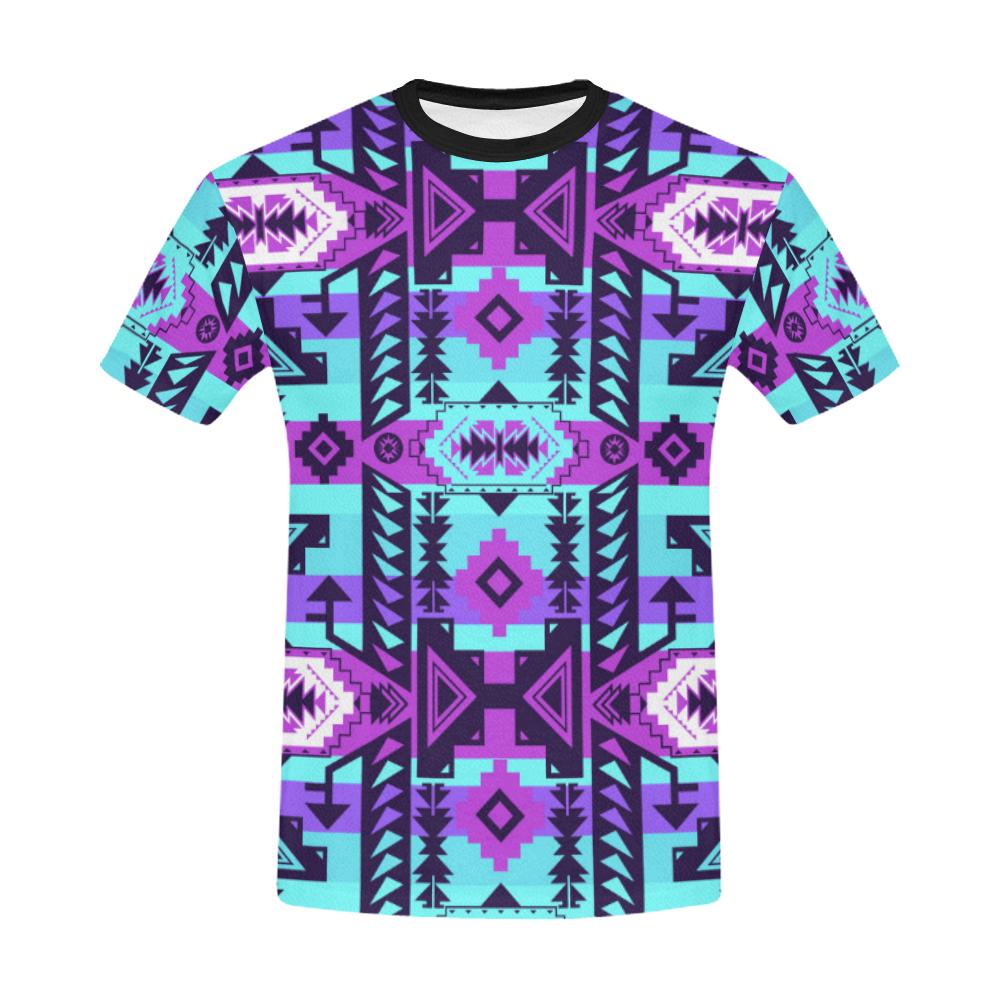 Chiefs Mountain Moon Shadow All Over Print T-Shirt for Men/Large Size (USA Size) Model T40) All Over Print T-Shirt for Men/Large (T40) e-joyer 