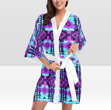 Chiefs Mountain Moon Shadow Kimono Robe Artsadd 