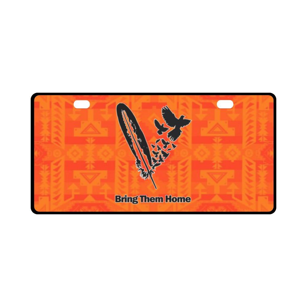 Chiefs Mountain Orange Bring Them Home License Plate License Plate e-joyer 