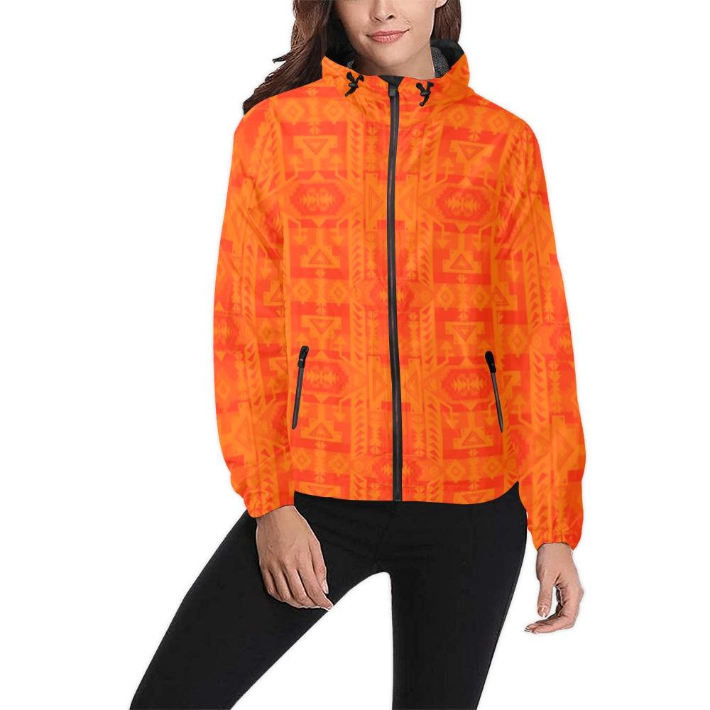 Chiefs Mountain Orange Bring Them Home Unisex All Over Print Windbreaker (Model H23) All Over Print Windbreaker for Men (H23) e-joyer 