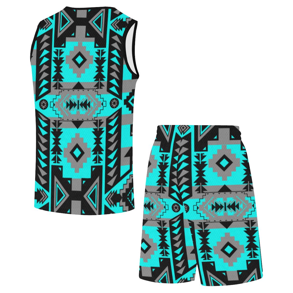 Chiefs Mountain Sky All Over Print Basketball Uniform Basketball Uniform e-joyer 