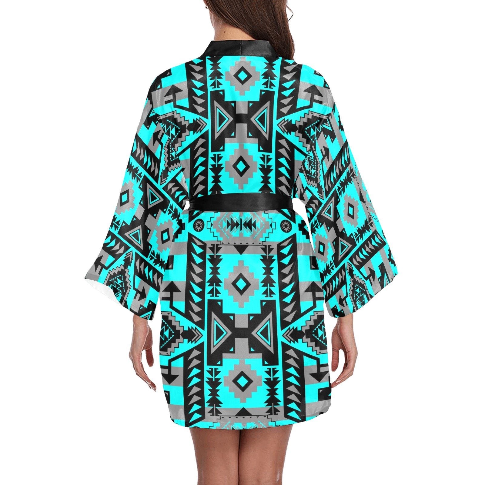 Chiefs Mountain Sky Long Sleeve Kimono Robe Long Sleeve Kimono Robe e-joyer 