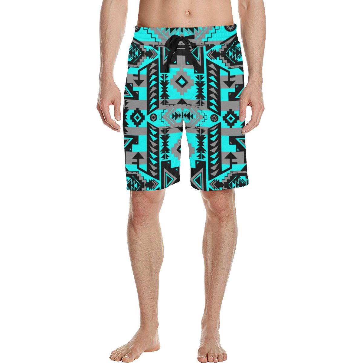 Chiefs Mountain Sky Men's All Over Print Casual Shorts (Model L23) Men's Casual Shorts (L23) e-joyer 