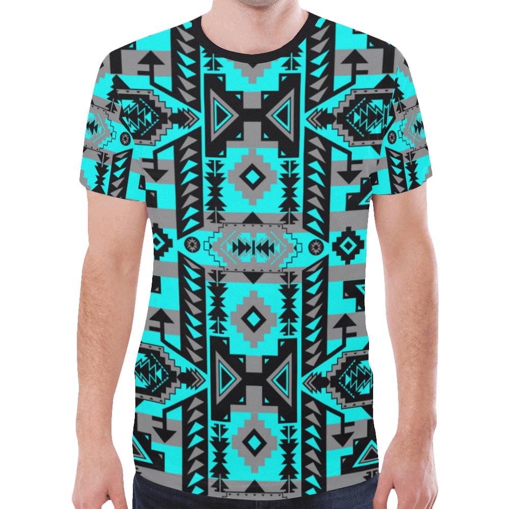 Chiefs Mountain Sky New All Over Print T-shirt for Men/Large Size (Model T45) New All Over Print T-shirt for Men/Large (T45) e-joyer 