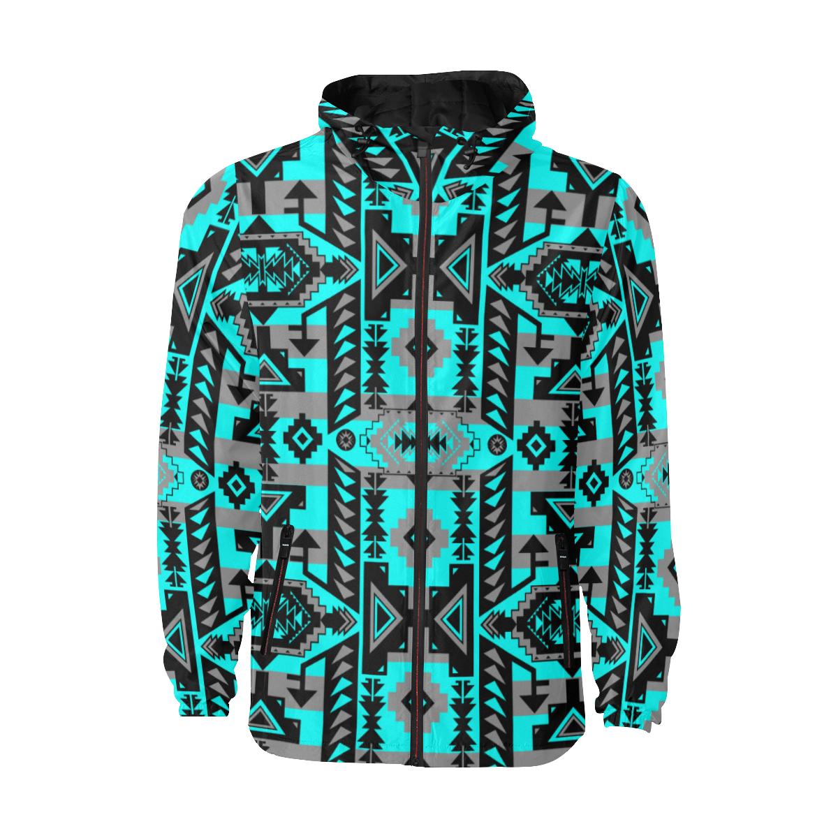 Chiefs Mountain Sky Unisex Quilted Coat All Over Print Quilted Windbreaker for Men (H35) e-joyer 
