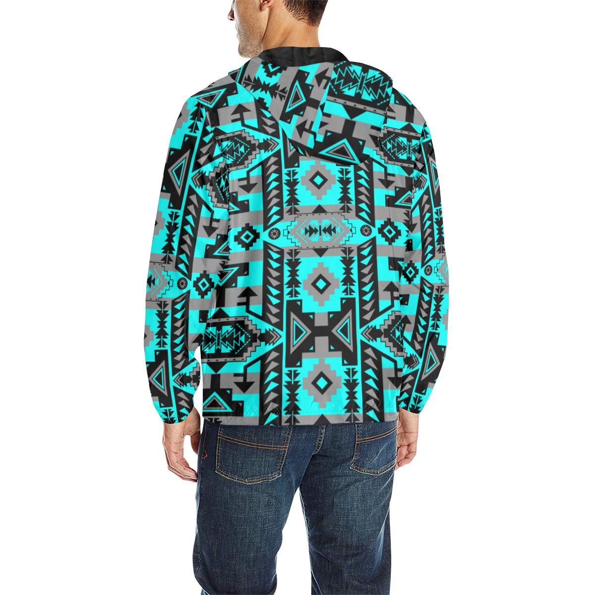 Chiefs Mountain Sky Unisex Quilted Coat All Over Print Quilted Windbreaker for Men (H35) e-joyer 