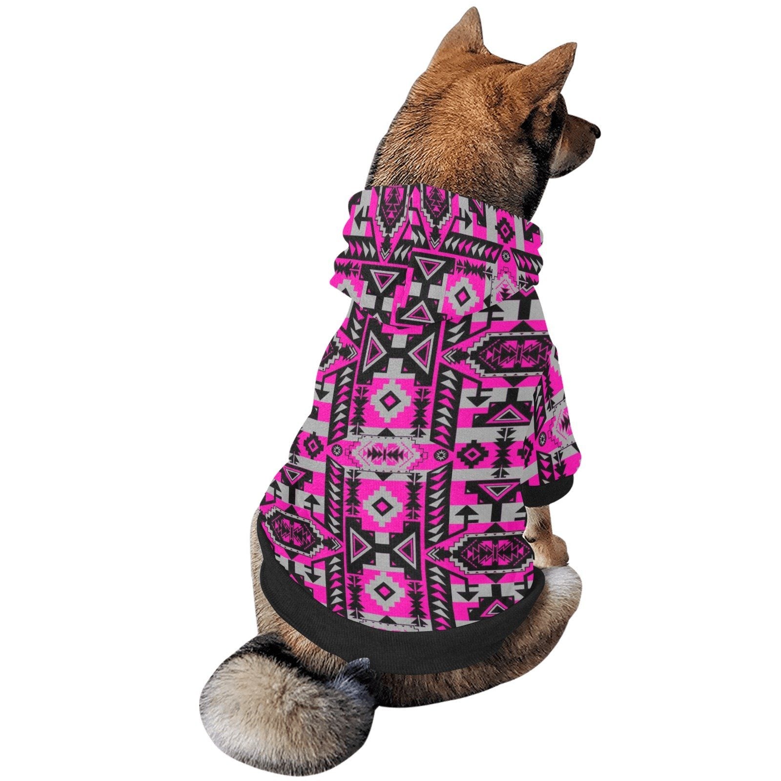 Chiefs Mountain Stunning Sunset Pet Dog Hoodie Pet Dog Hoodie e-joyer 