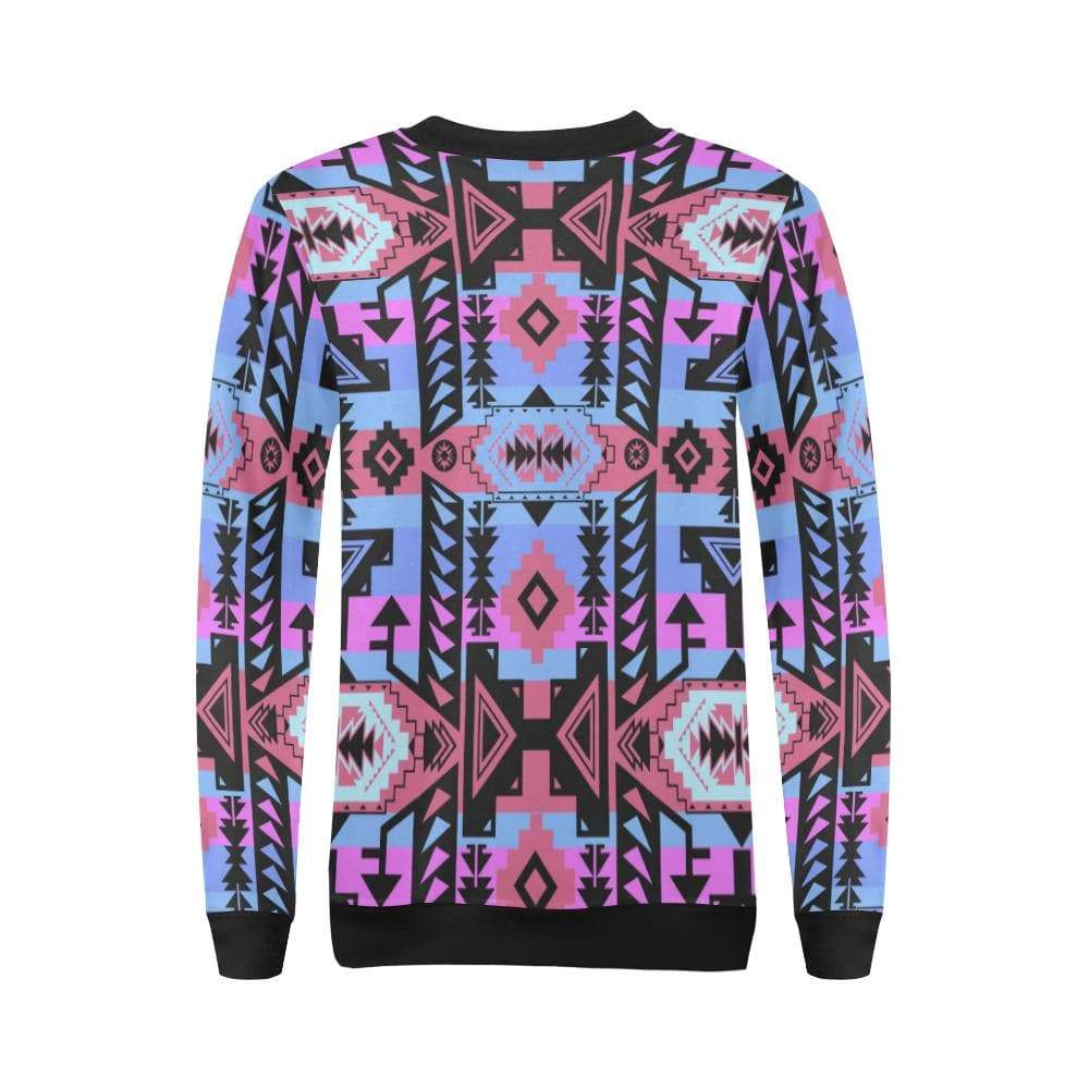 Chiefs Mountain Sunset All Over Print Crewneck Sweatshirt for Women (Model H18) Crewneck Sweatshirt for Women (H18) e-joyer 