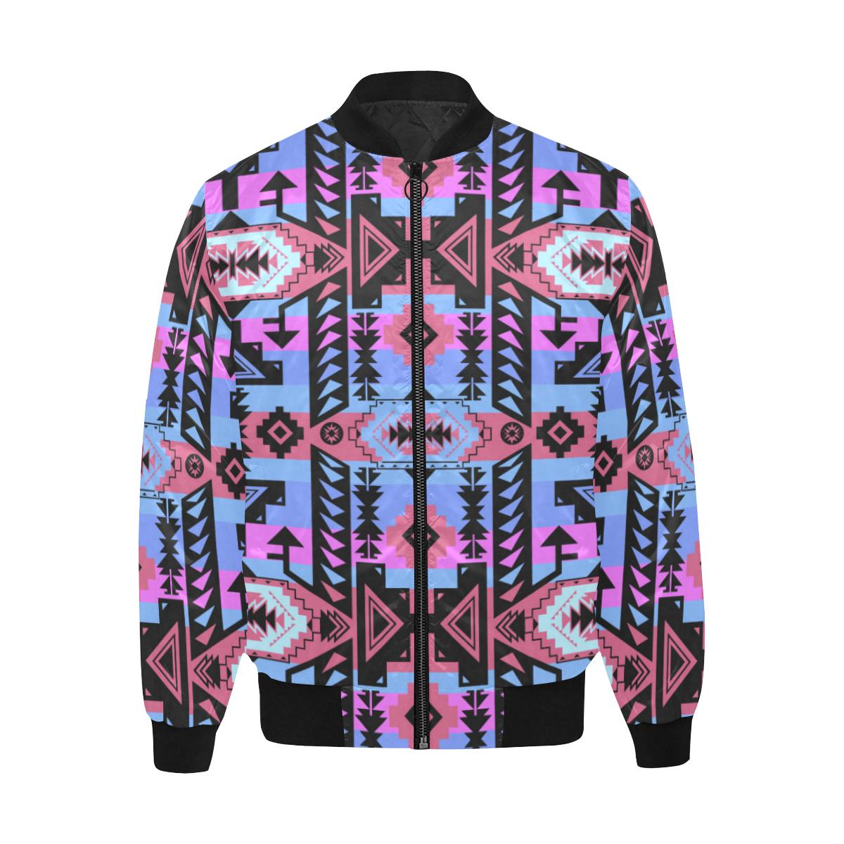 Chiefs Mountain Sunset Unisex Heavy Bomber Jacket with Quilted Lining All Over Print Quilted Jacket for Men (H33) e-joyer 