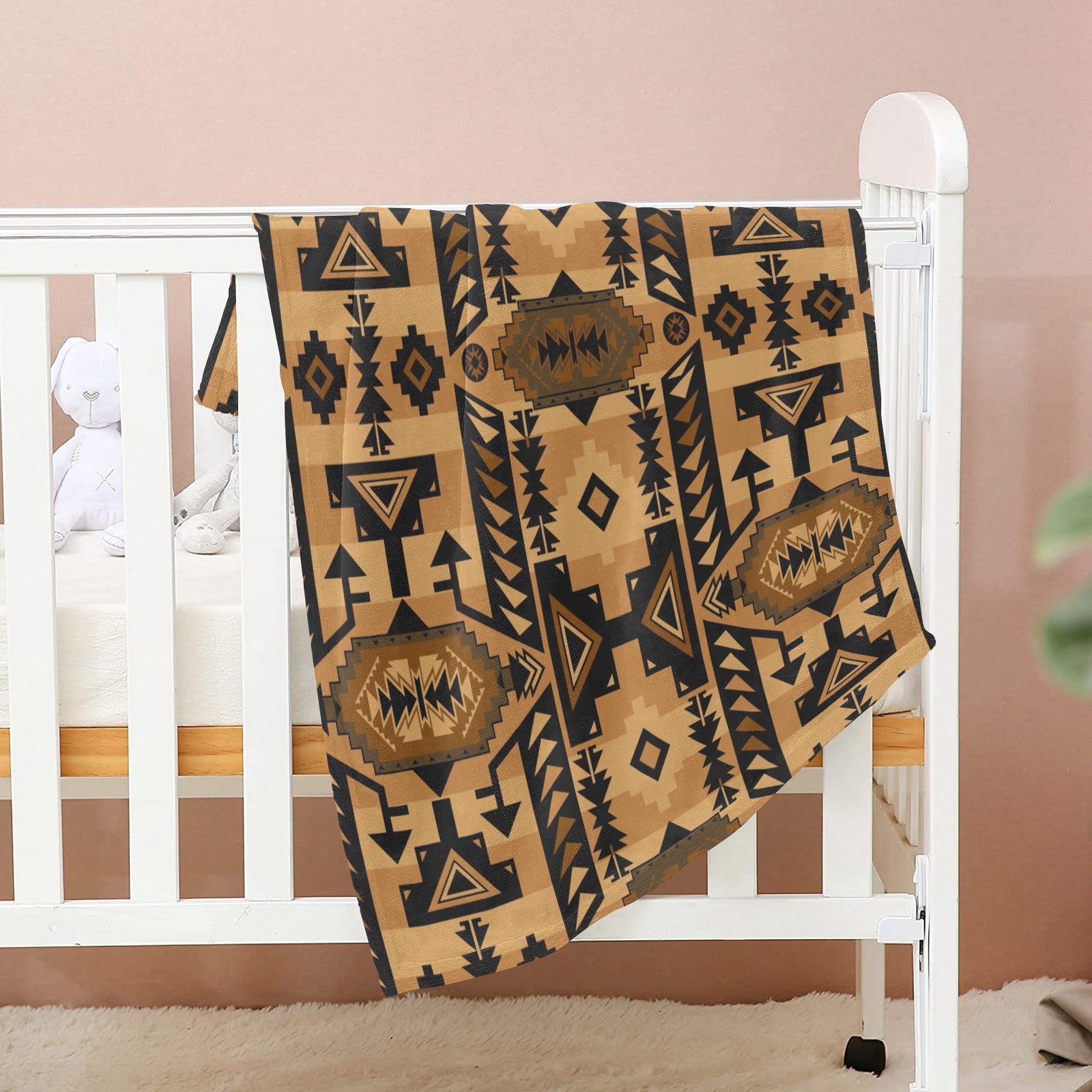 Chiefs Mountain Tan Baby Blanket 30"x40" Baby Blanket 30"x40" e-joyer 