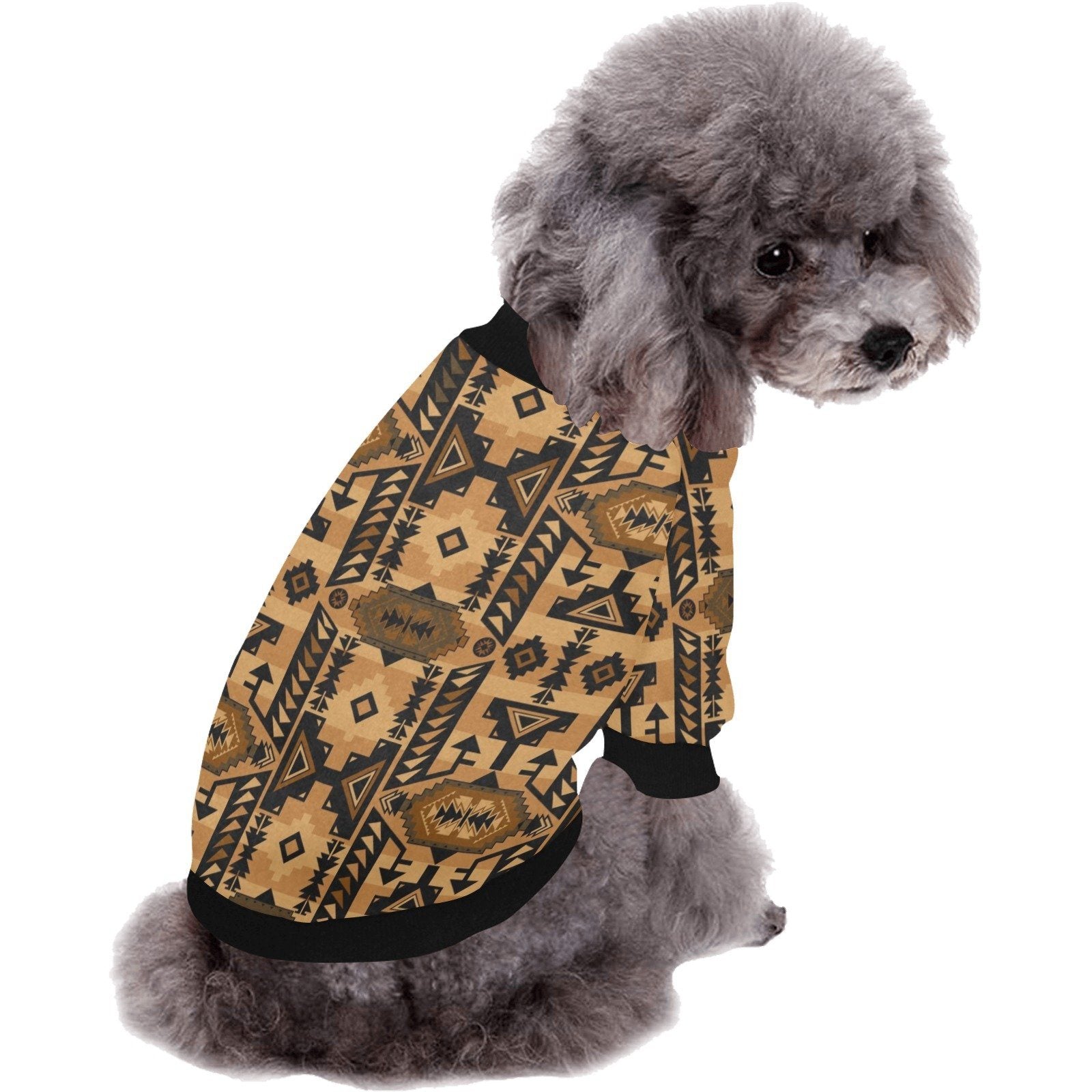 Chiefs Mountain Tan Pet Dog Round Neck Shirt Pet Dog Round Neck Shirt e-joyer 