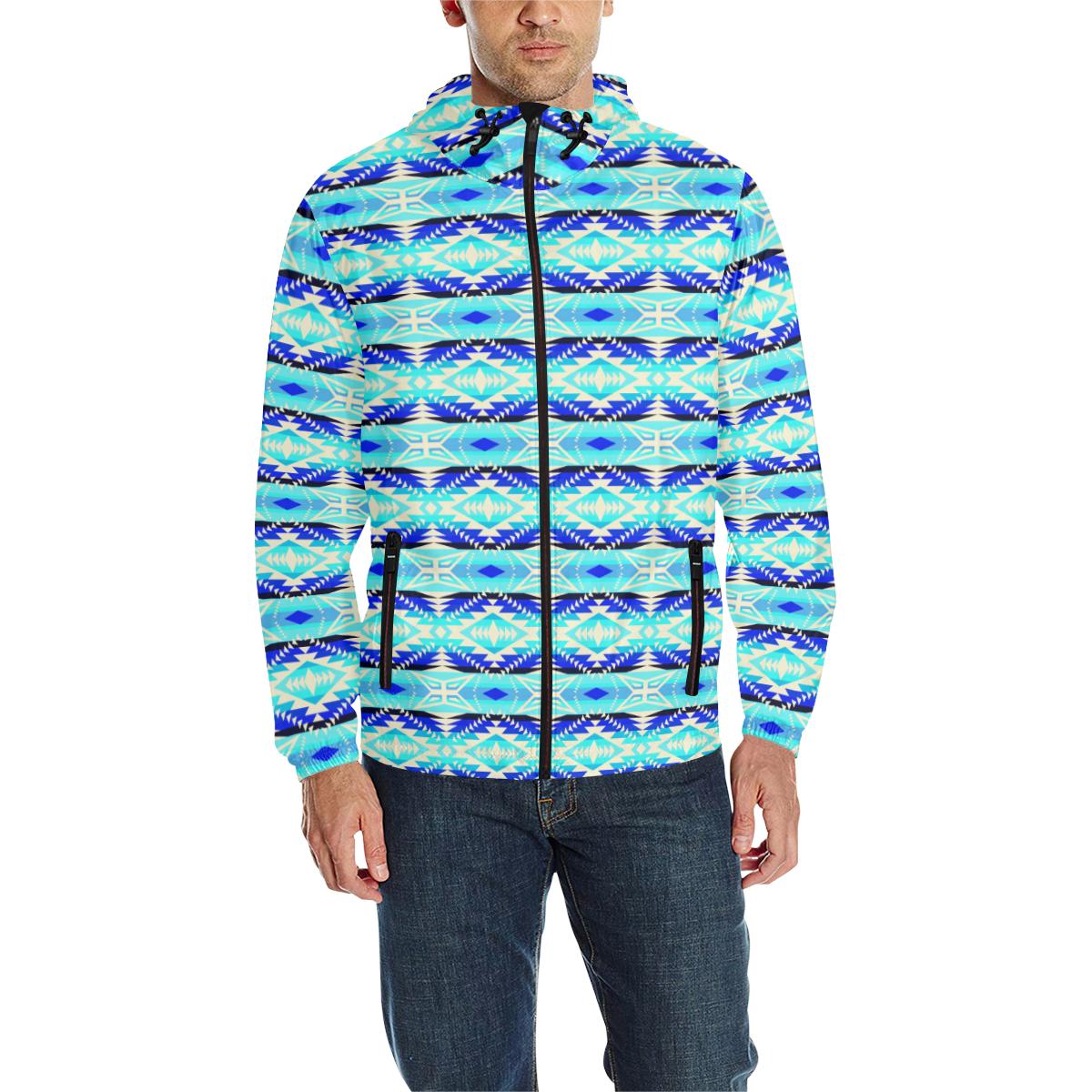 Coastal War Party Unisex Quilted Coat All Over Print Quilted Windbreaker for Men (H35) e-joyer 