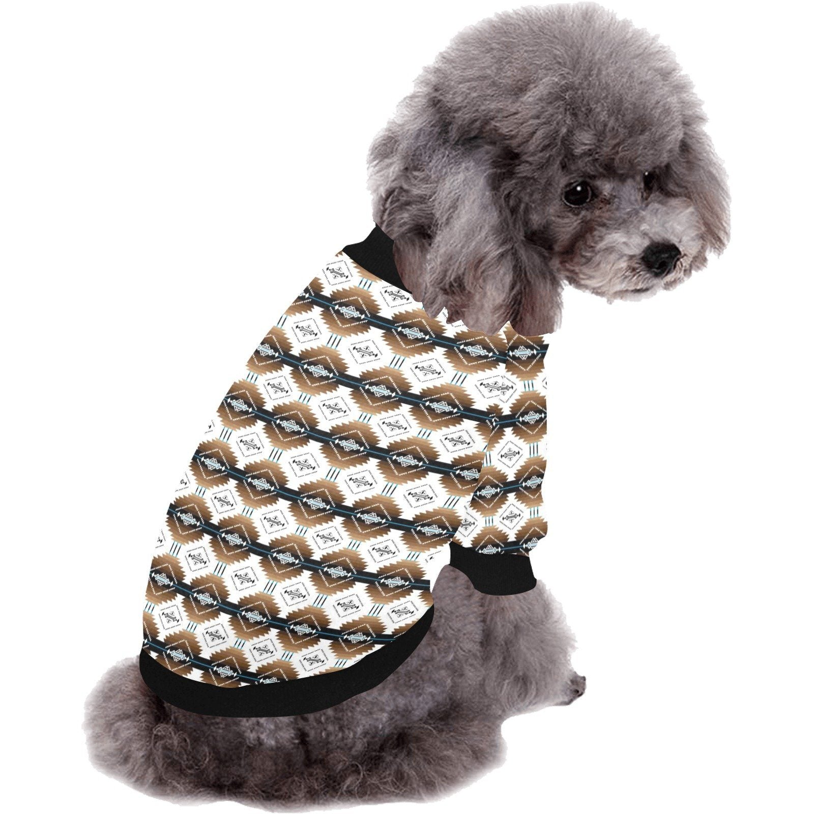 Cofitichequi White Pet Dog Round Neck Shirt Pet Dog Round Neck Shirt e-joyer 