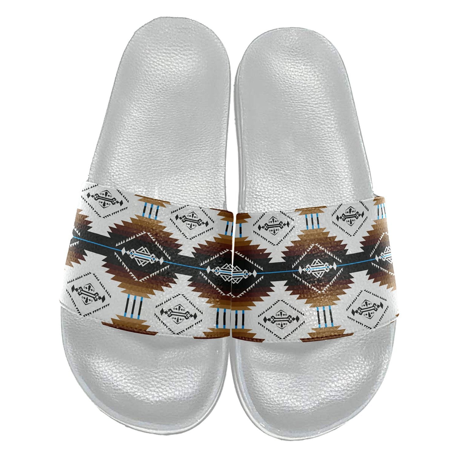 Cofitichequi White Slide Sandals 49 Dzine 