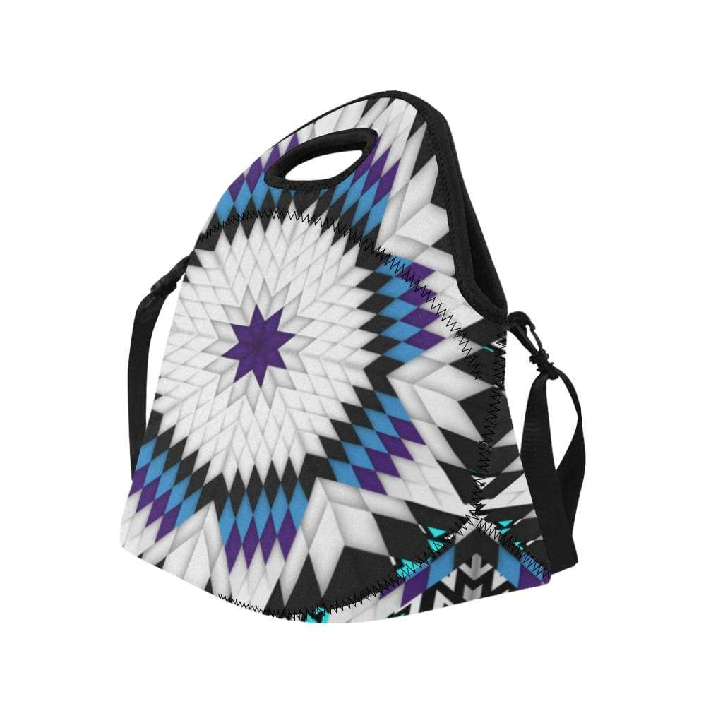 Cool Sky Star Neoprene Lunch Bag/Large (Model 1669) Neoprene Lunch Bag/Large (1669) e-joyer 