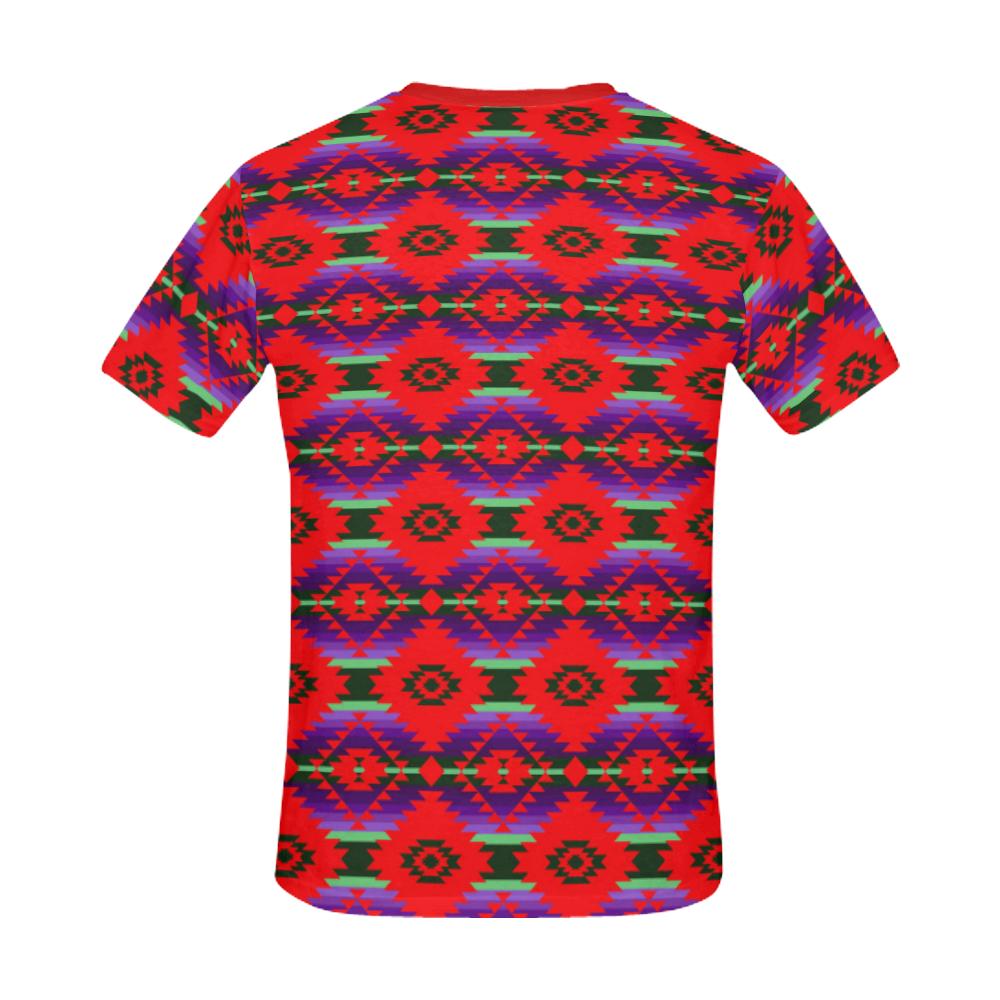 Cree Confederacy Chicken Dance All Over Print T-Shirt for Men/Large Size (USA Size) Model T40) All Over Print T-Shirt for Men/Large (T40) e-joyer 