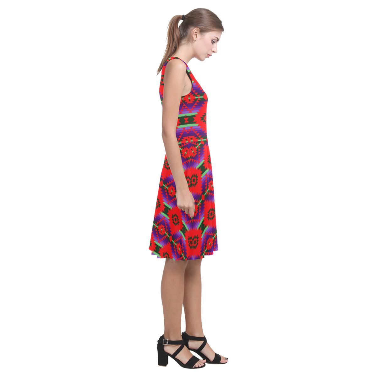 Cree Confederacy Chicken Dance Atalanta Casual Sundress(Model D04) Atalanta Sundress (D04) e-joyer 