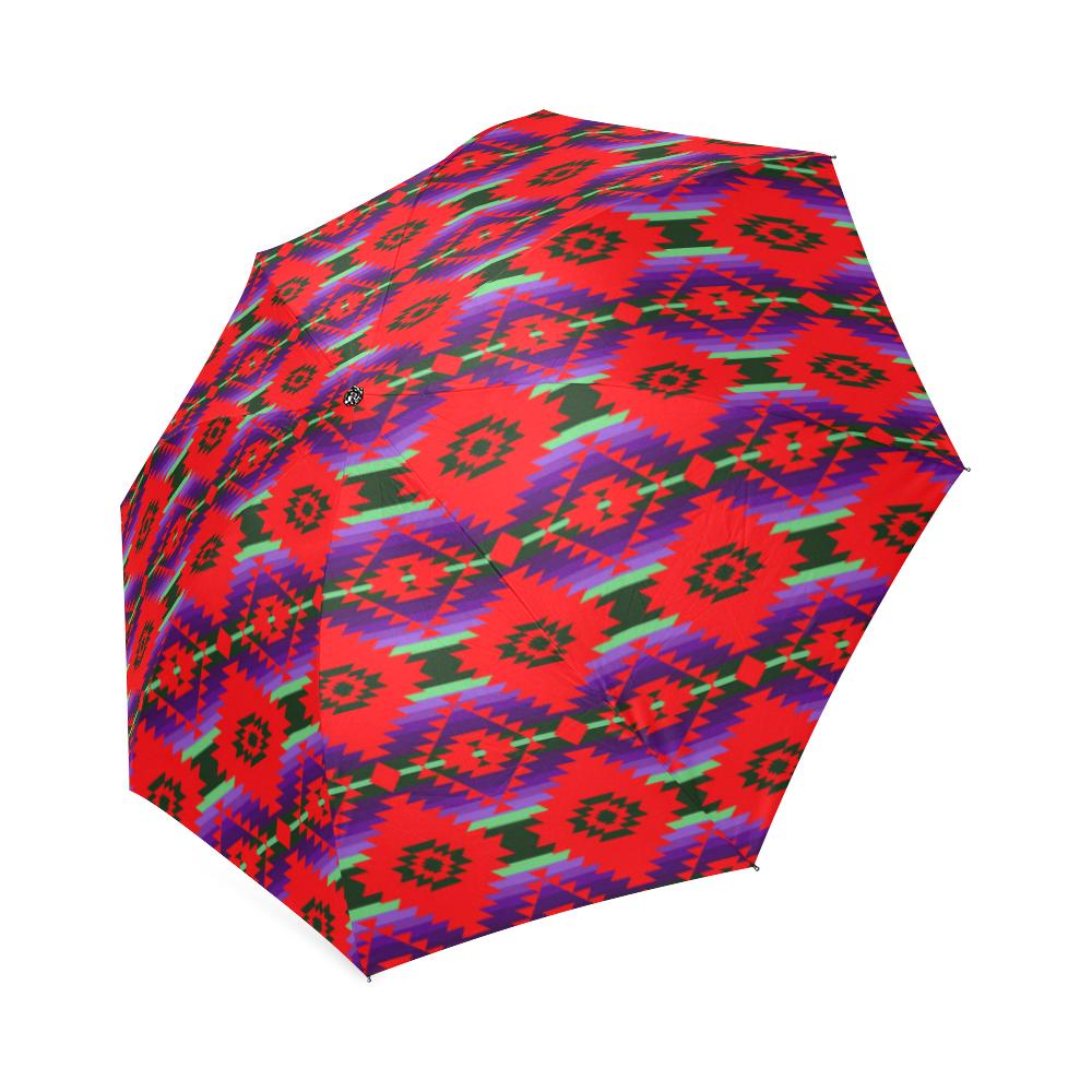 Cree Confederacy Chicken Dance Foldable Umbrella Foldable Umbrella e-joyer 