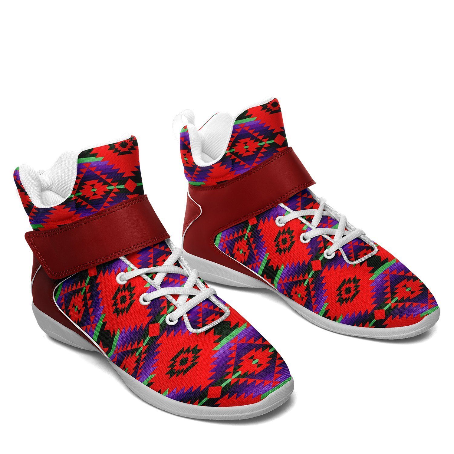 Cree Confederacy Chicken Dance Ipottaa Basketball / Sport High Top Shoes - White Sole 49 Dzine 