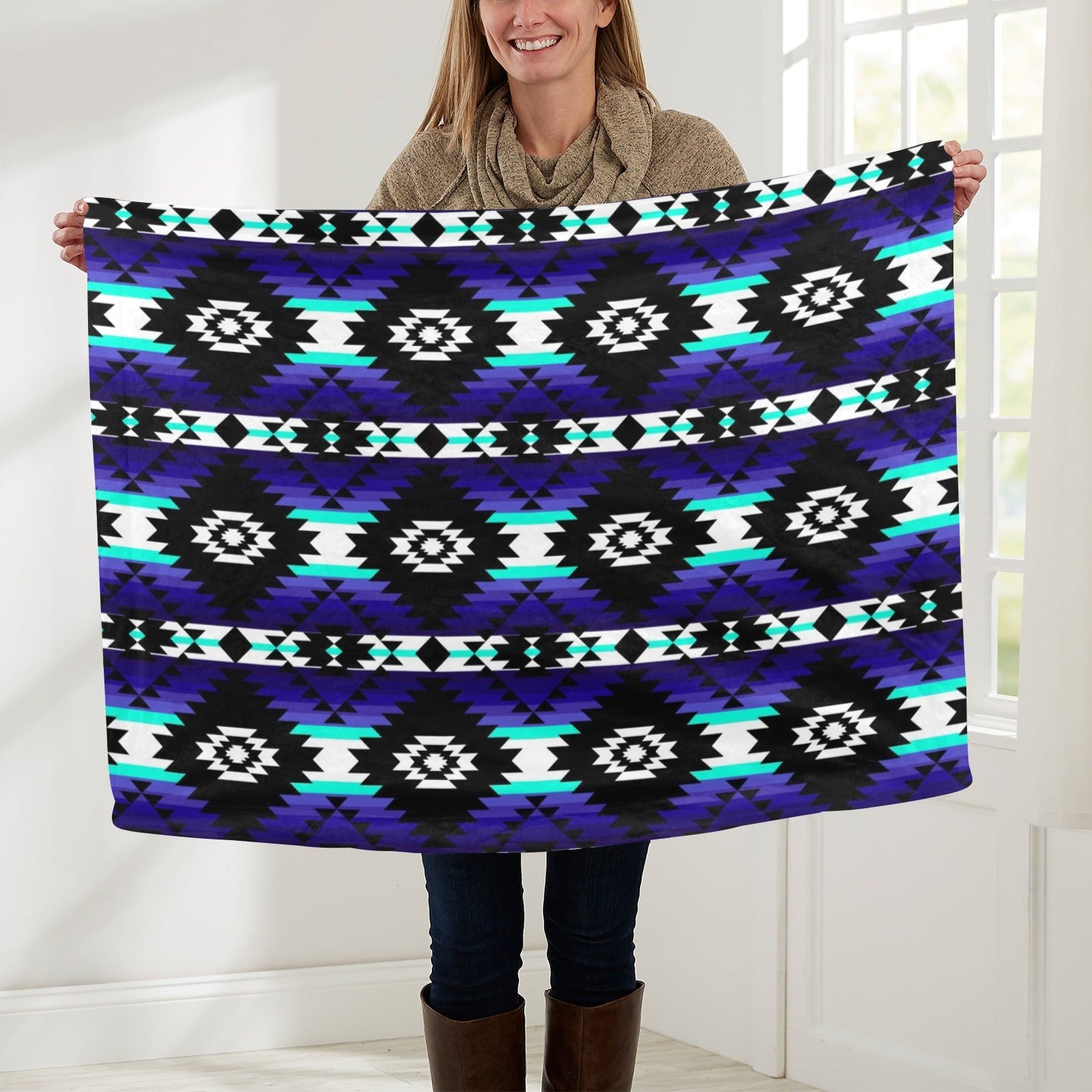 Cree Confederacy Midnight Baby Blanket 30"x40" Baby Blanket 30"x40" e-joyer 