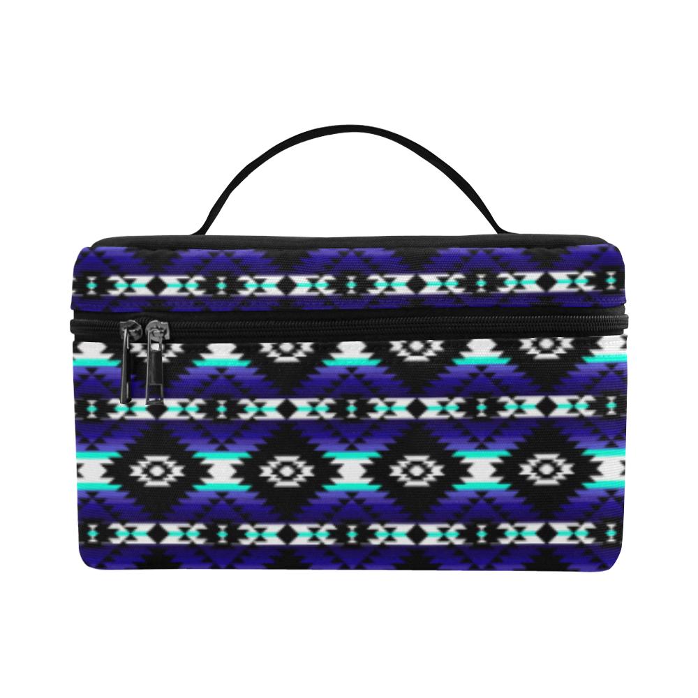 Cree Confederacy Midnight Cosmetic Bag/Large (Model 1658) Cosmetic Bag e-joyer 