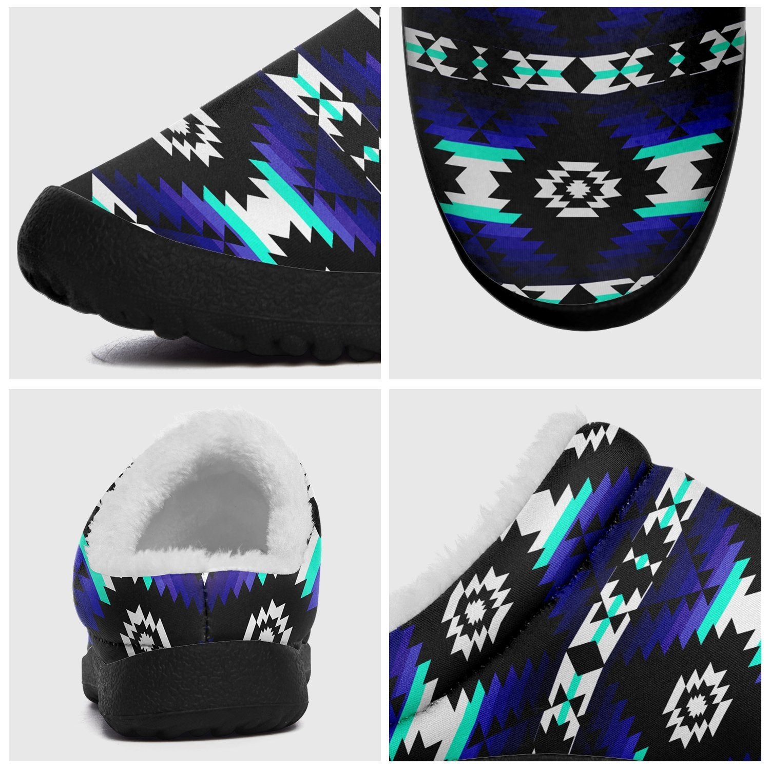 Cree Confederacy Midnight Ikinnii Indoor Slipper 49 Dzine 