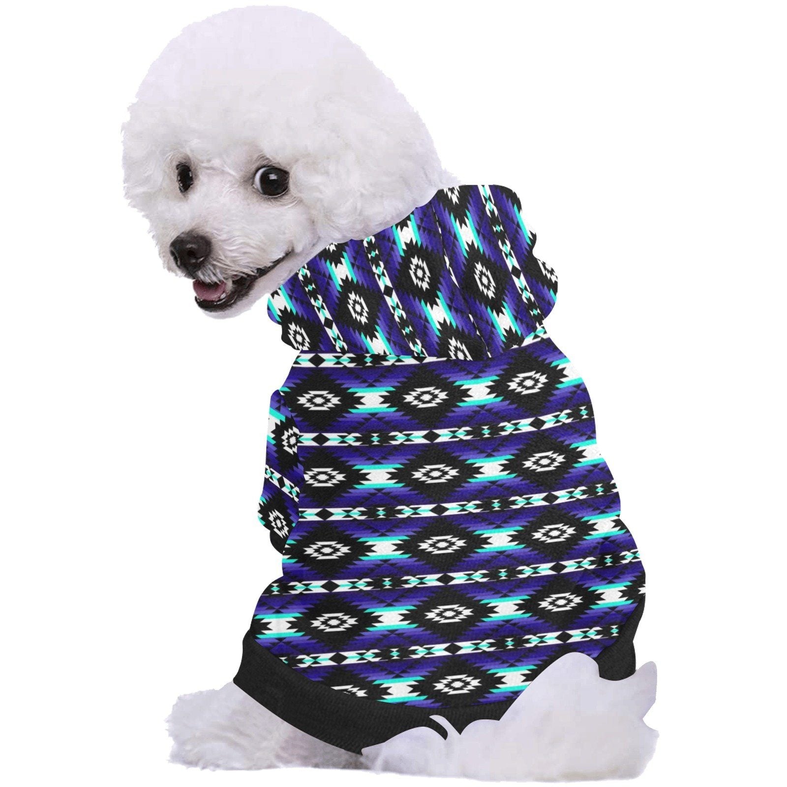 Cree Confederacy Midnight Pet Dog Hoodie Pet Dog Hoodie e-joyer 