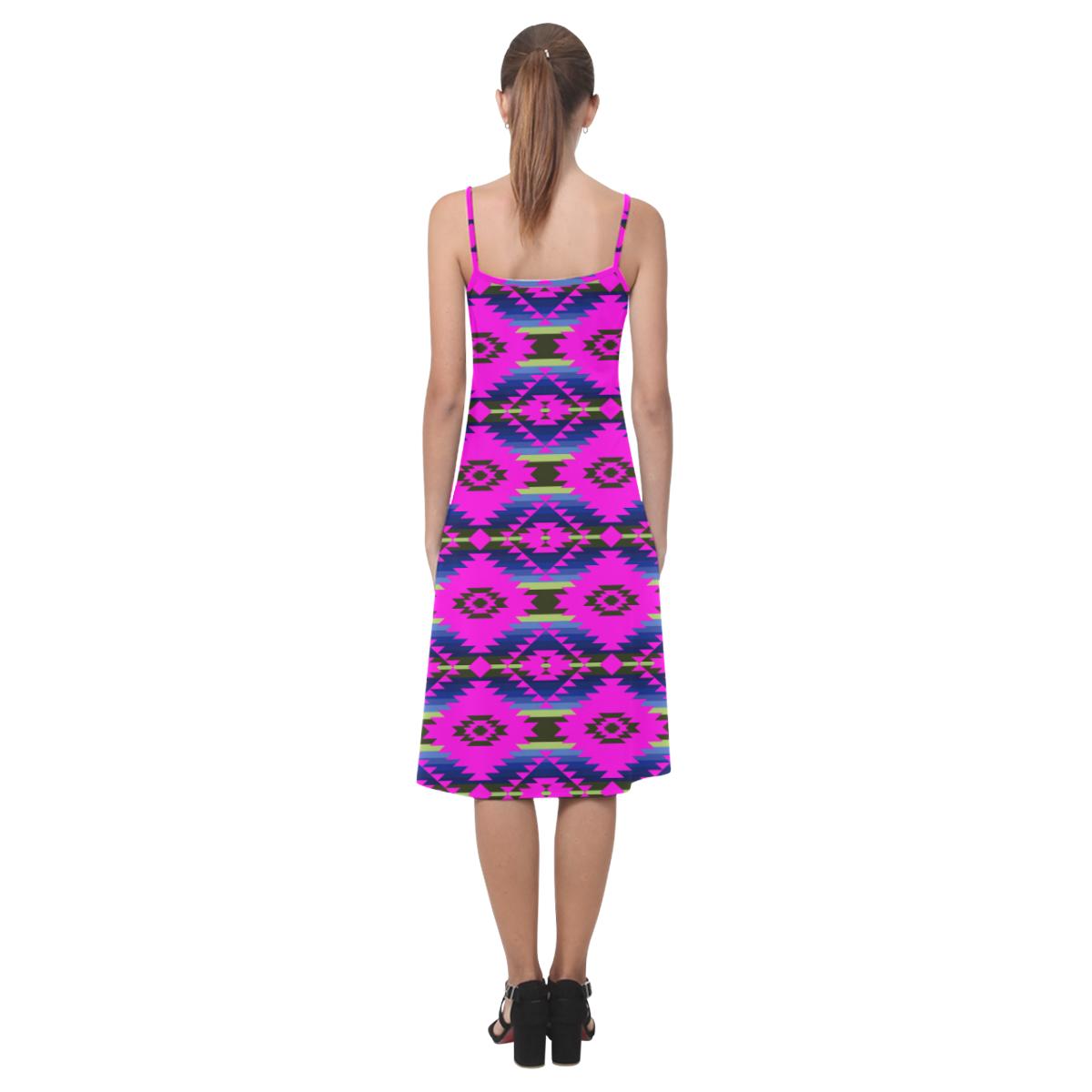 Cree Confederacy Ribbon Dress Alcestis Slip Dress (Model D05) Alcestis Slip Dress (D05) e-joyer 