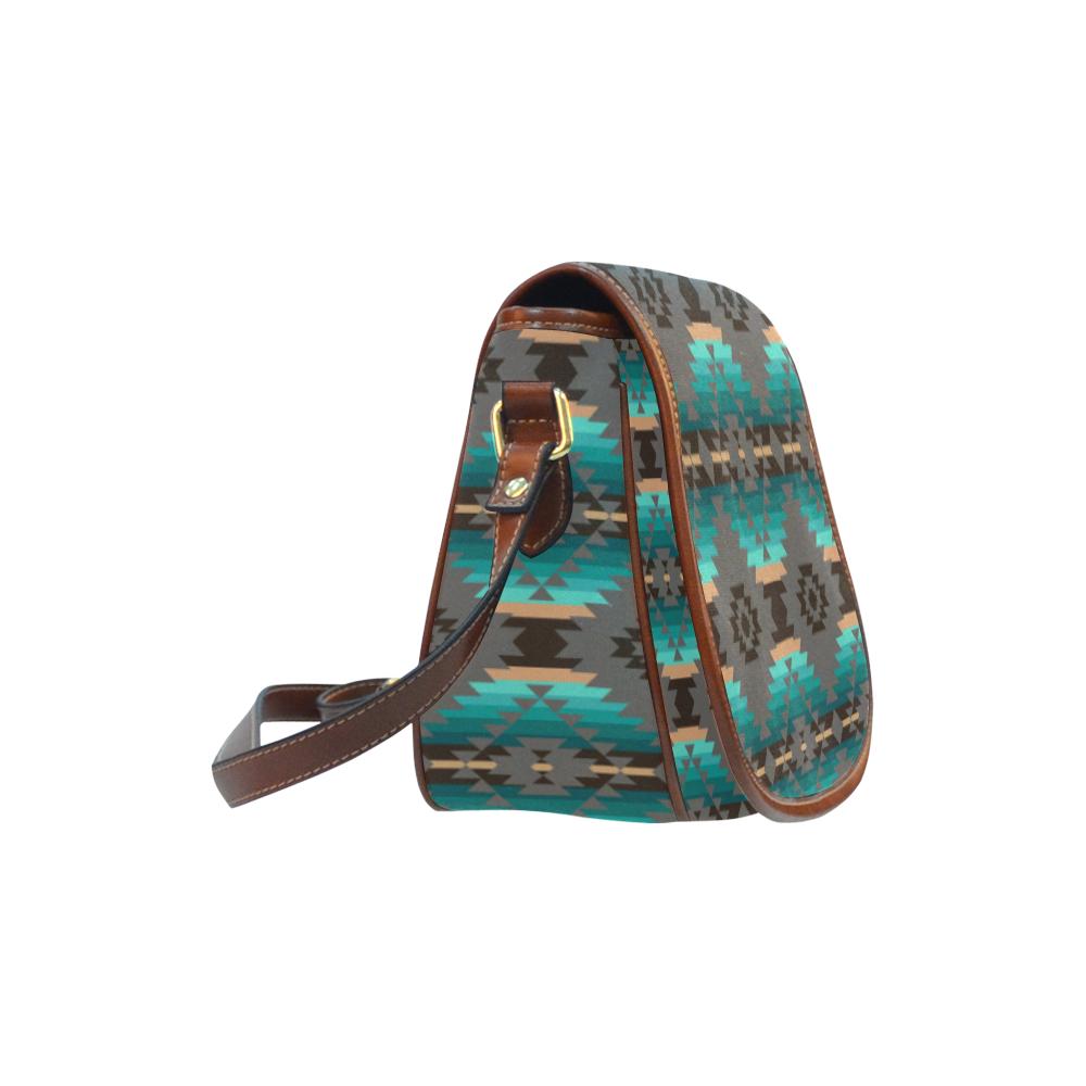 Cree Confederacy Saddle Bag/Small (Model 1649) Full Customization Saddle Bag/Small (Full Customization) e-joyer 