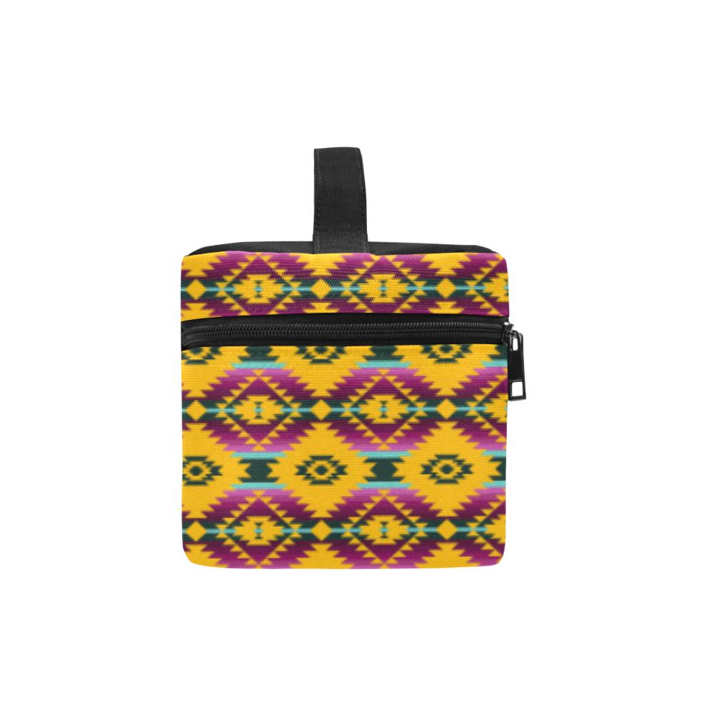 Cree Confederacy Summer Cosmetic Bag/Large (Model 1658) Cosmetic Bag e-joyer 