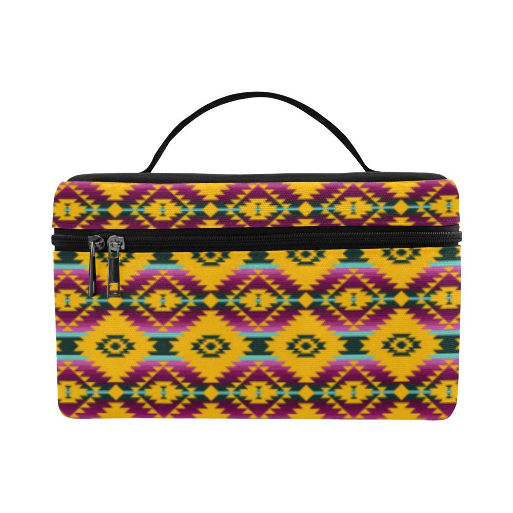 Cree Confederacy Summer Cosmetic Bag/Large (Model 1658) Cosmetic Bag e-joyer 