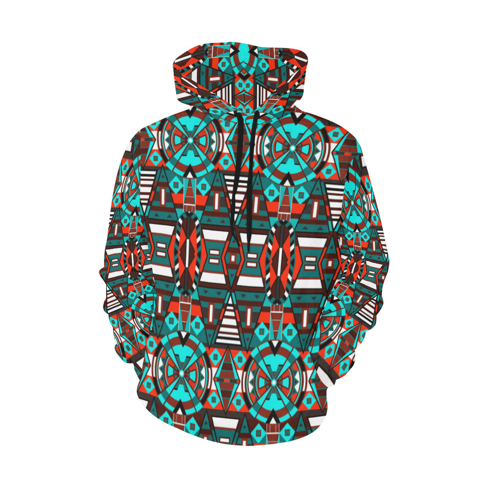 Crow Captive Winter All Over Print Hoodie for Women (USA Size) (Model H13) Hoodie e-joyer 