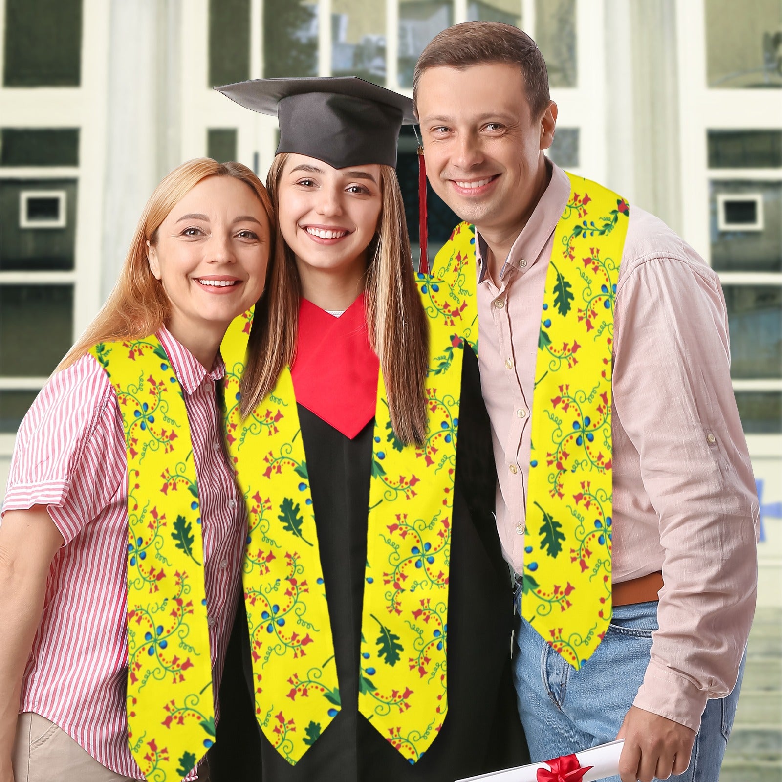 Vine Life Lemon Graduation Stole