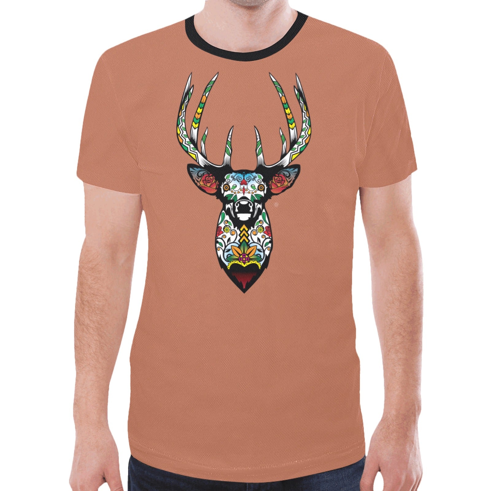 Red Buck T-Shirt: Deer Medicine, Doe Gentleness Perception, Spirit Animal,  Totem