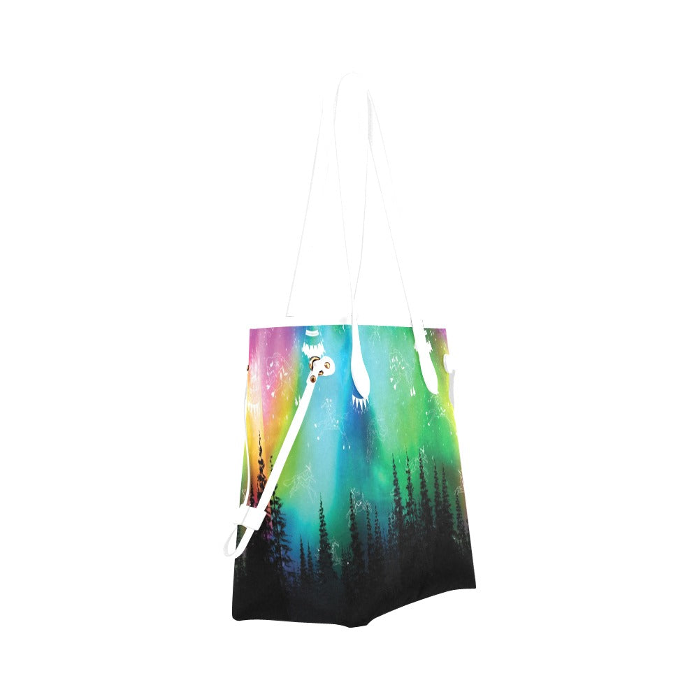 Aurora Medicine Animals Clover Canvas Tote Bag