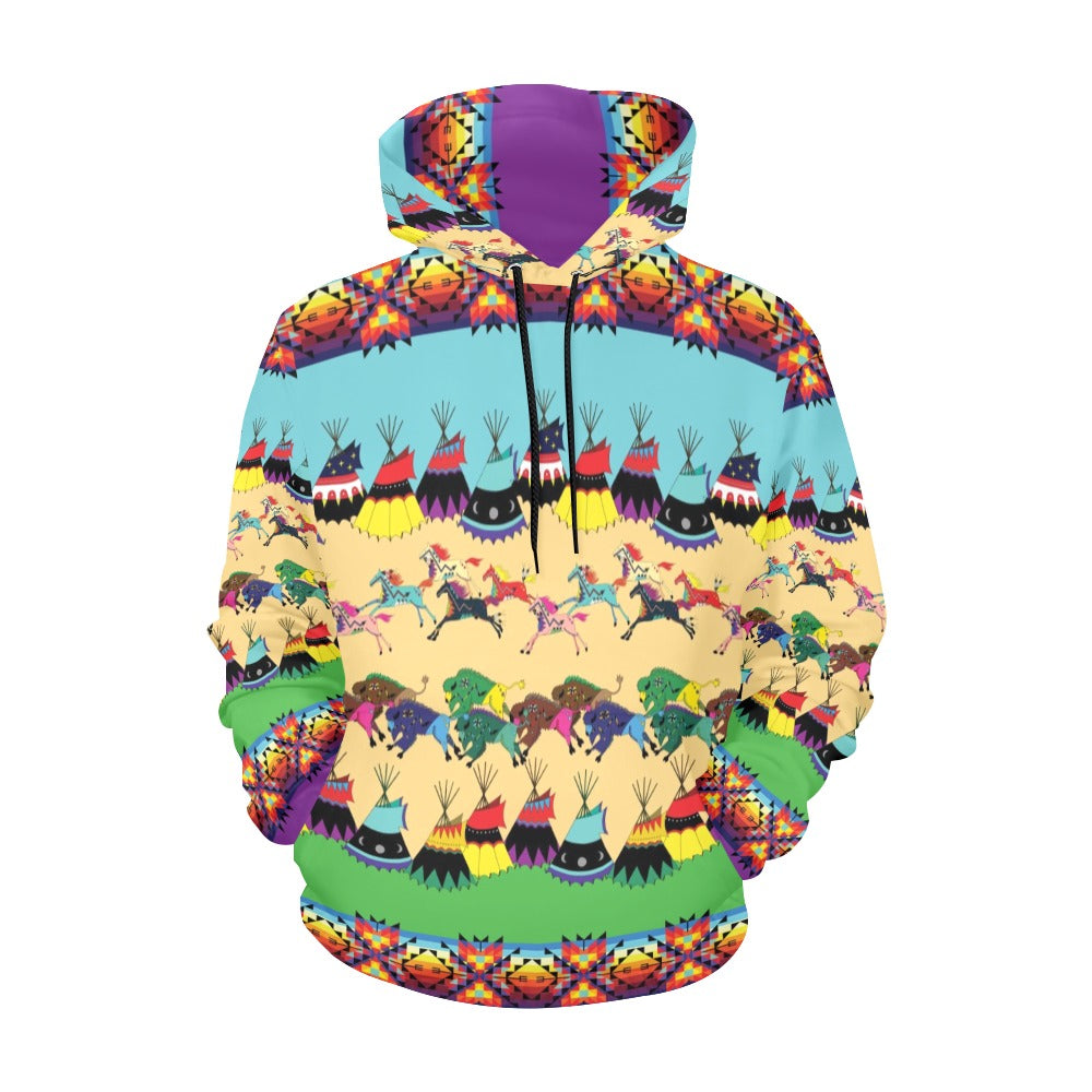 Prairie Bison Hoodie for Women (USA Size)