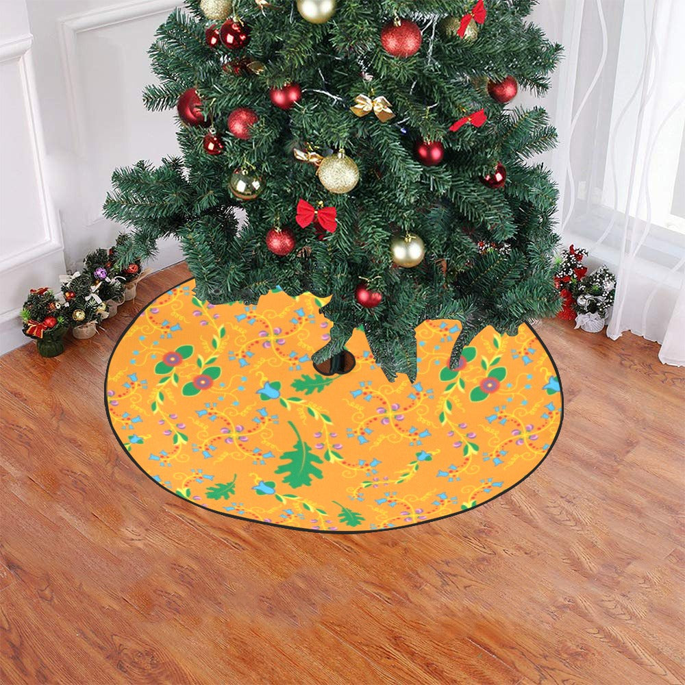Vine Life Sunshine Christmas Tree Skirt 47" x 47"