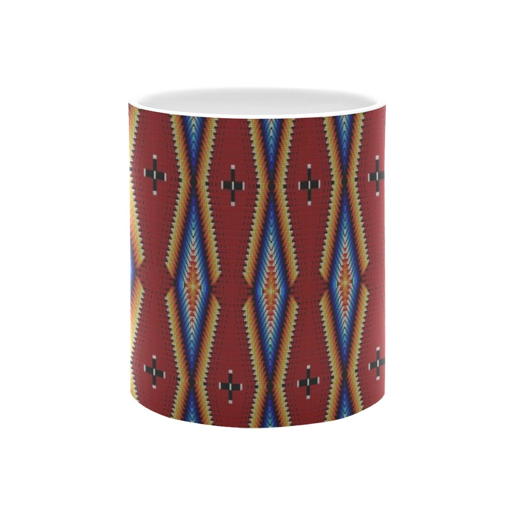 Diamond in the Bluff Red White Mug(11OZ)