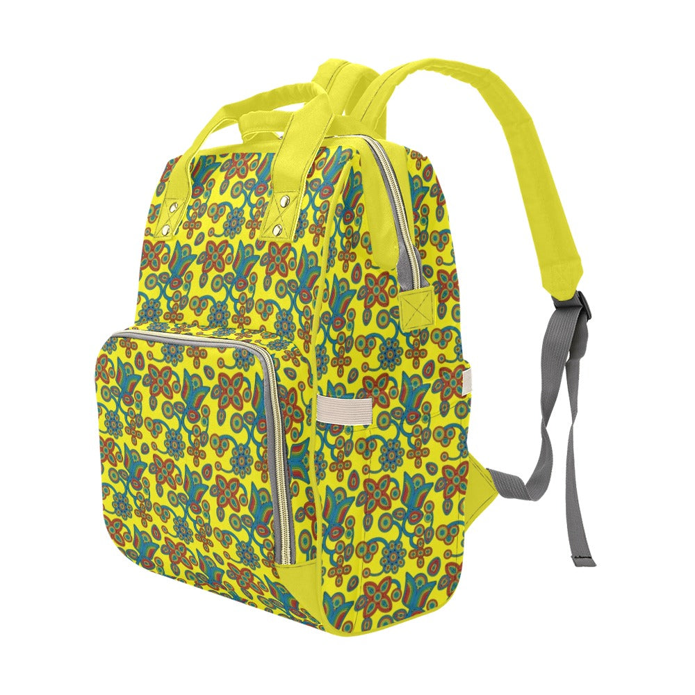 Sky Tomorrow Satin Multi-Function Diaper Backpack/Diaper Bag