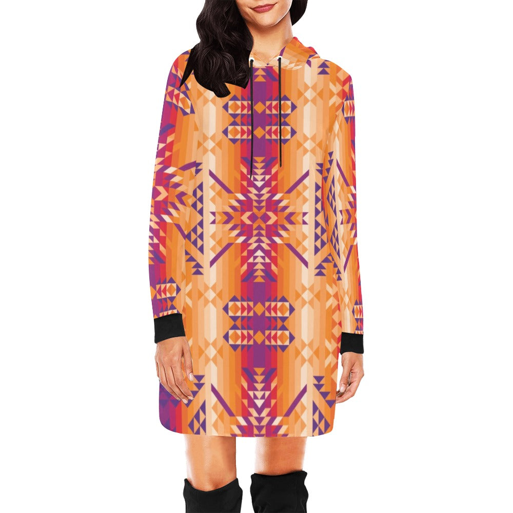 Desert Geo Hoodie Dress