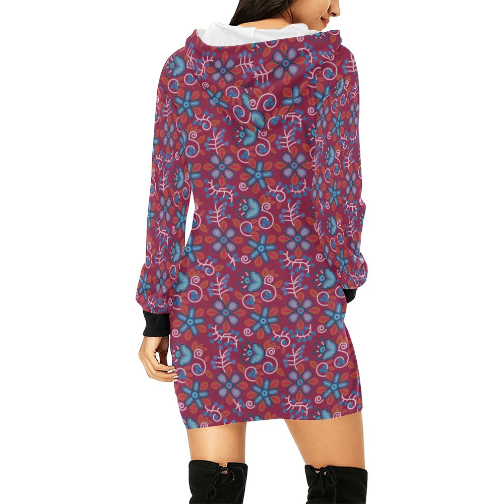 Cardinal Garden Hoodie Dress