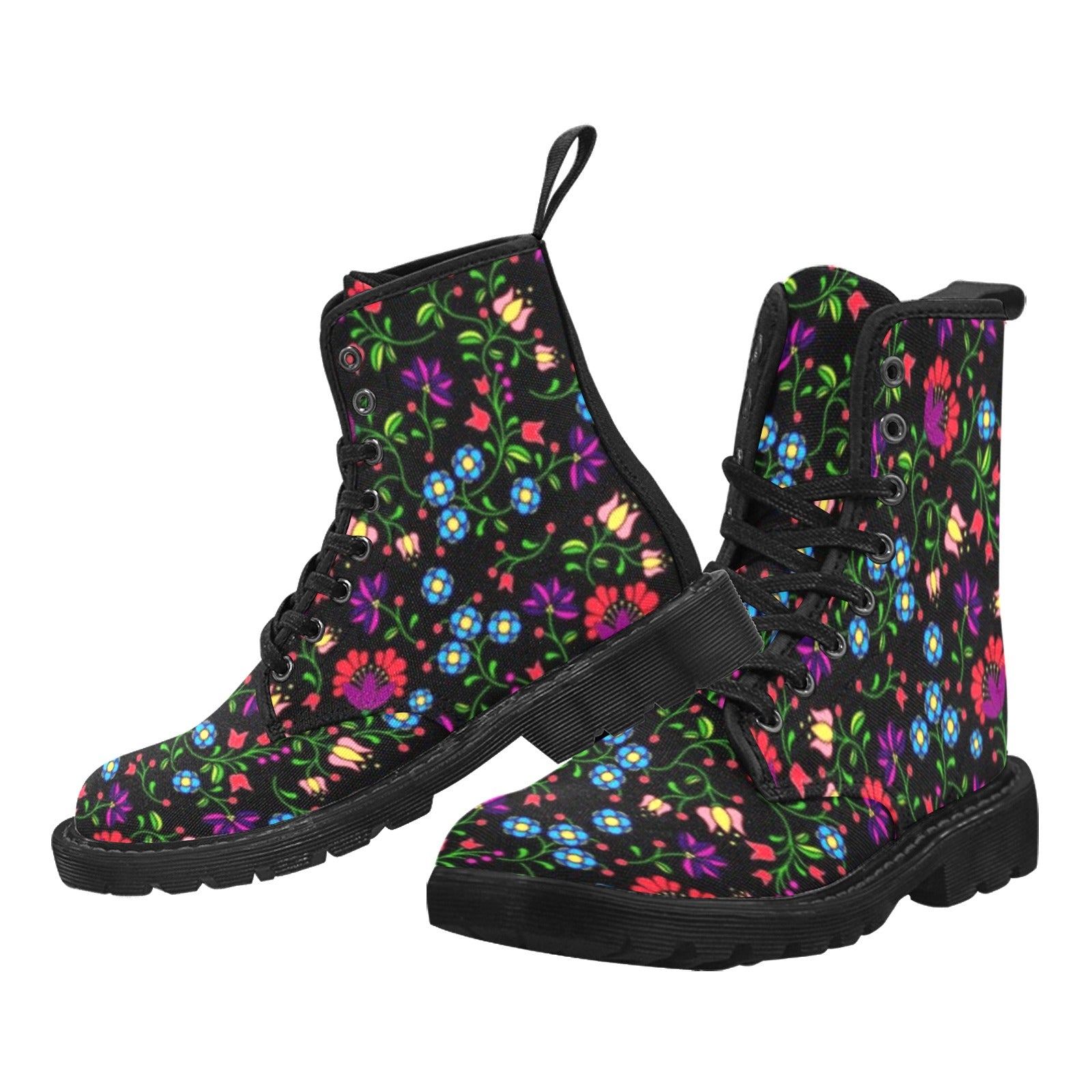Fleur Indigine Boots for Men (Black)