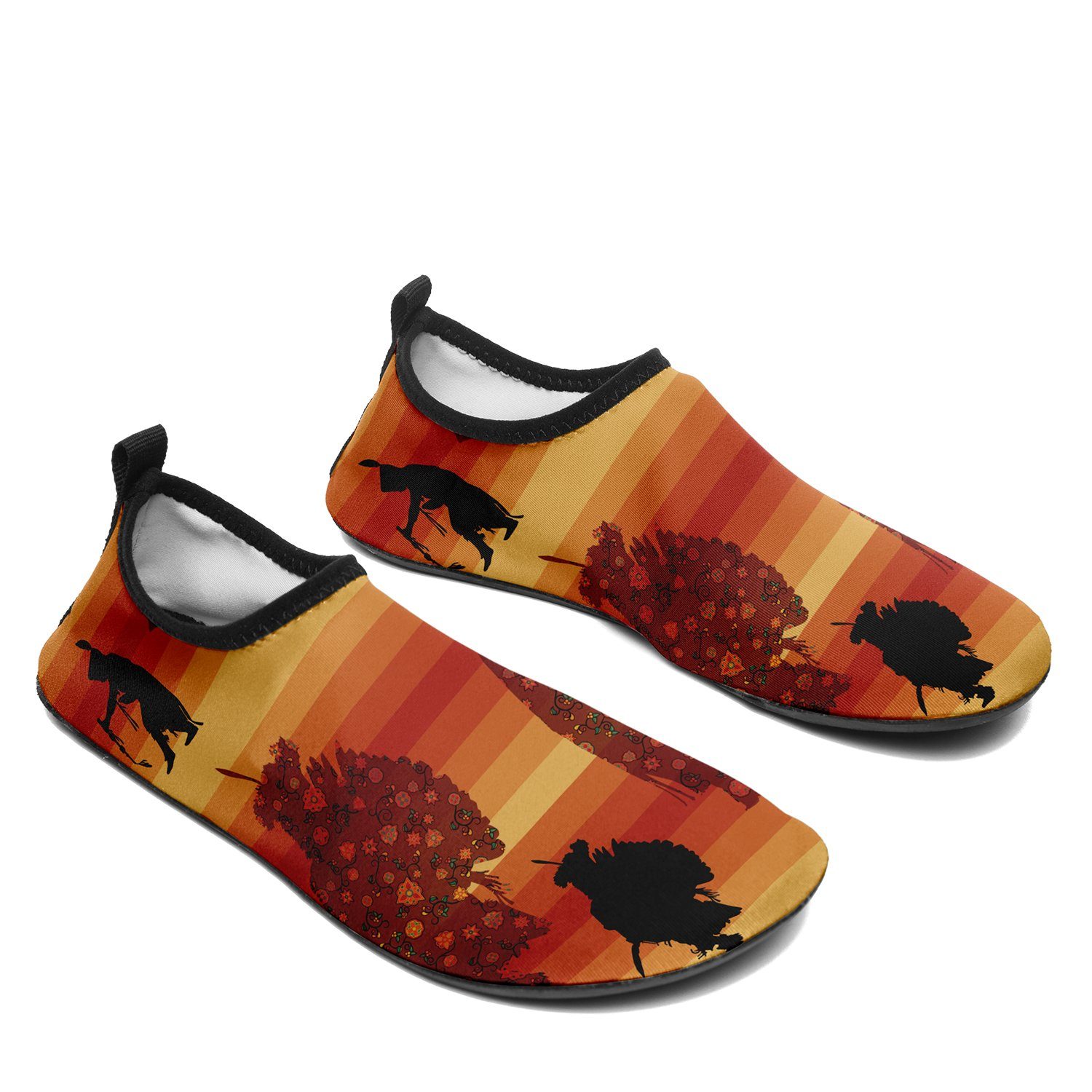 Dancers Brown Kid's Sockamoccs Slip On Shoes Herman 