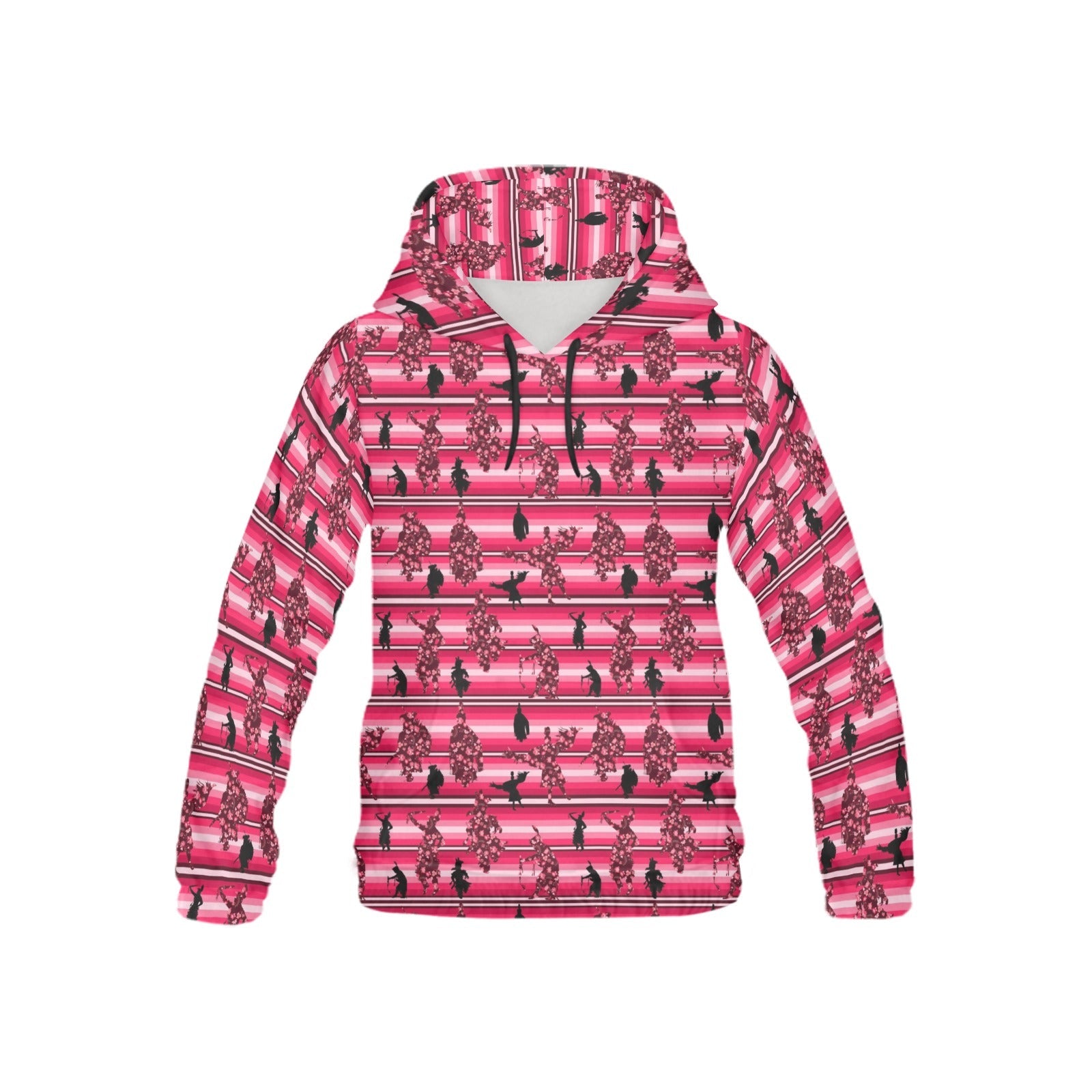 Dancers Floral Amour All Over Print Hoodie for Kid (USA Size) (Model H13) All Over Print Hoodie for Kid (H13) e-joyer 