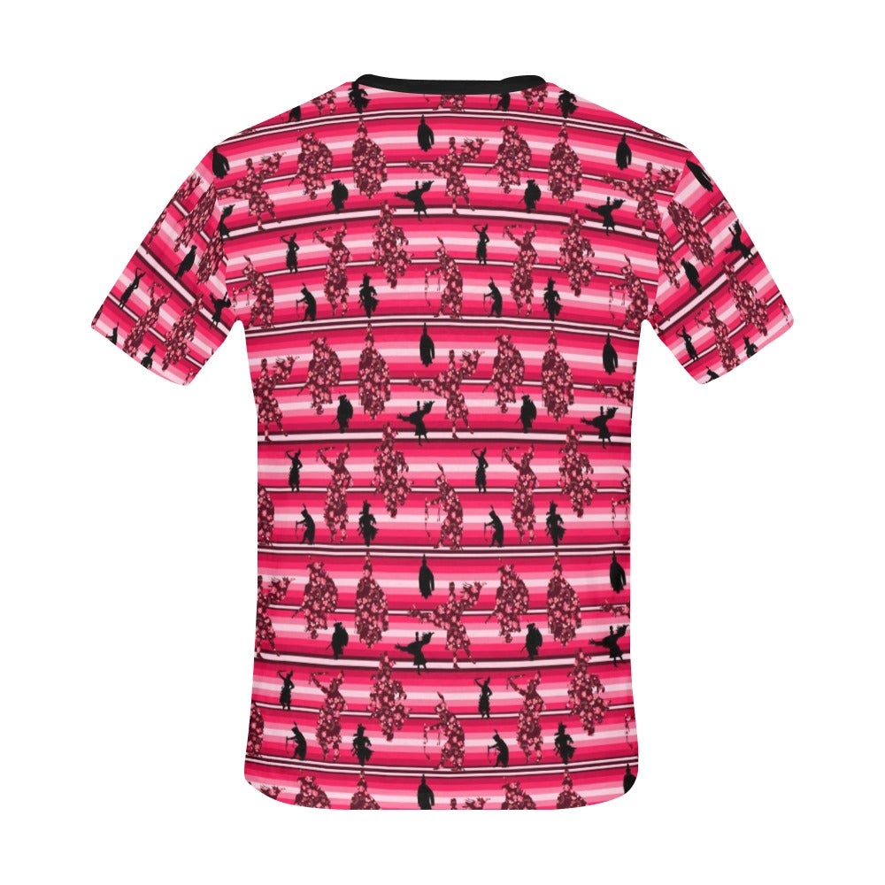 Dancers Floral Amour All Over Print T-Shirt for Men (USA Size) (Model T40) All Over Print T-Shirt for Men (T40) e-joyer 