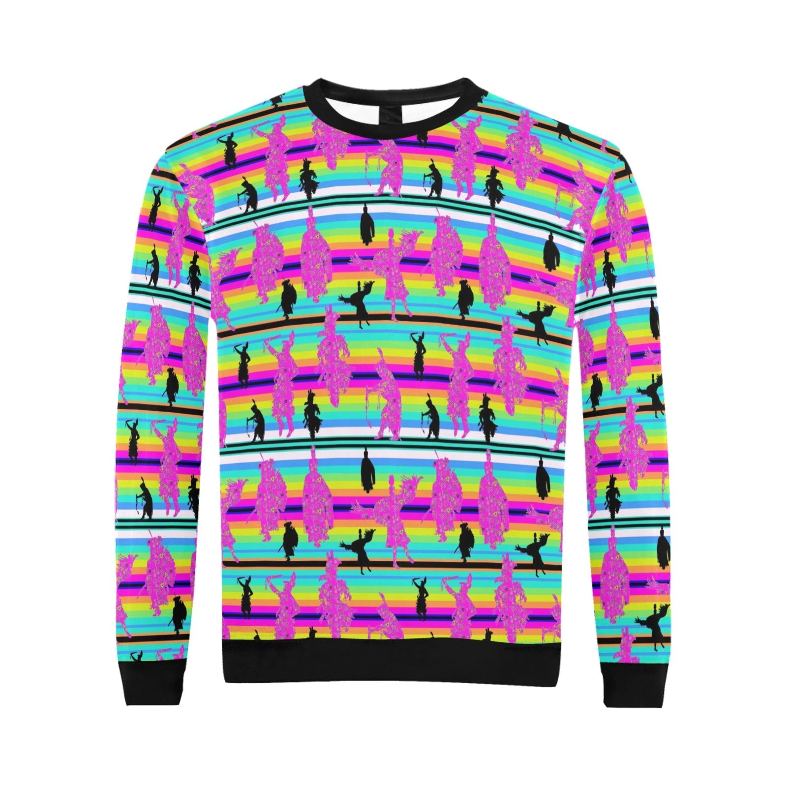 Dancers Sunset Contest All Over Print Crewneck Sweatshirt for Men (Model H18) shirt e-joyer 